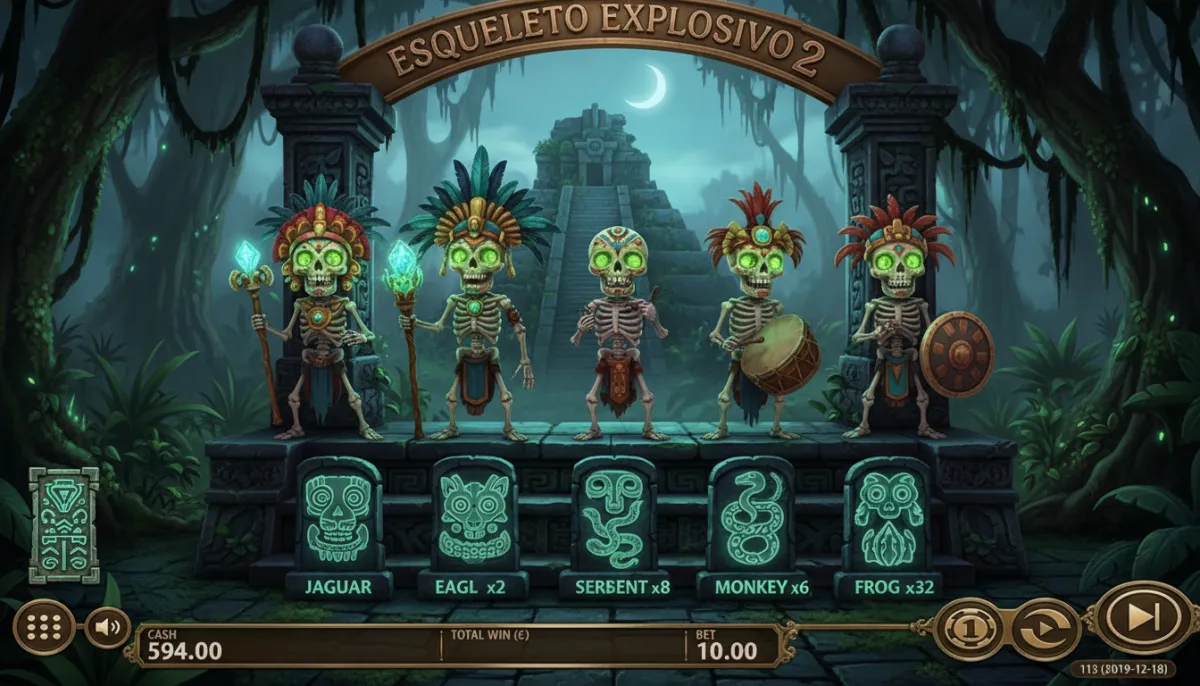 Esqueleto Explosivo 2 ha una percentuale RTP più alta, che offre ai giocatori un vantaggio nel gioco